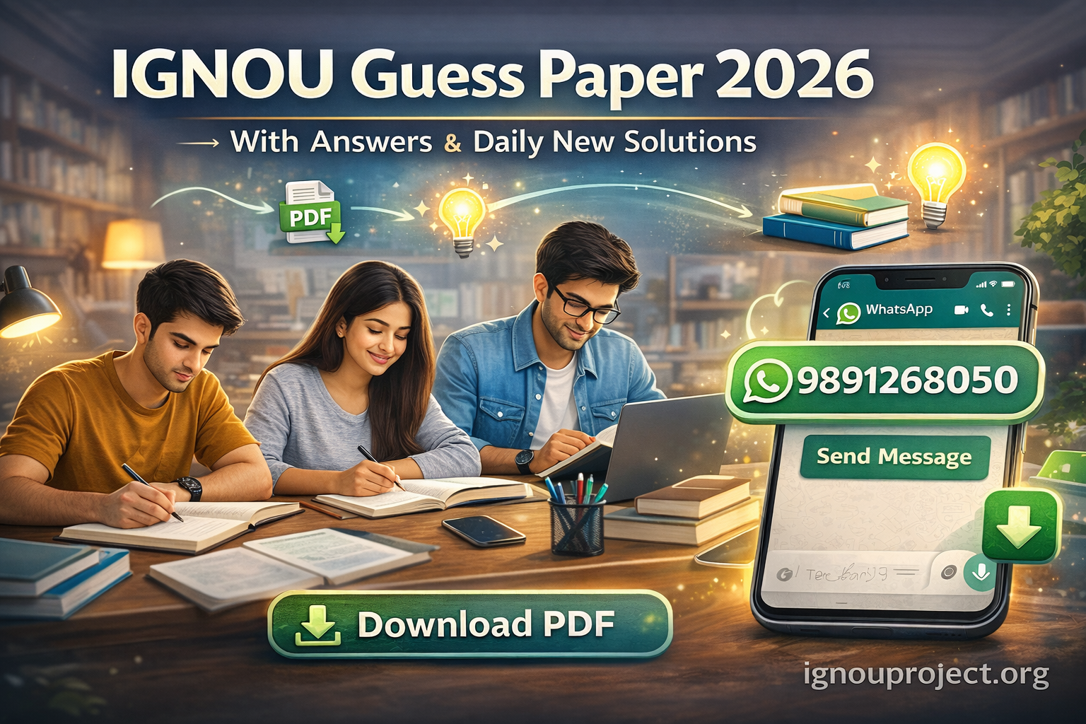 IGNOU Guess Paper 2026 with Answers